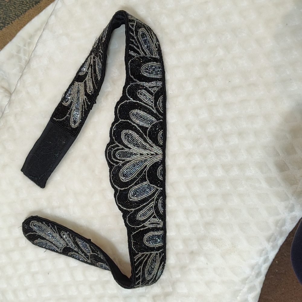 Magid Brand Art Deco Style Beaded Belt